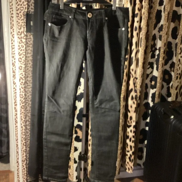 G by Guess Black Straight Leg Jeans Sz 28 NWOT - Picture 3 of 5